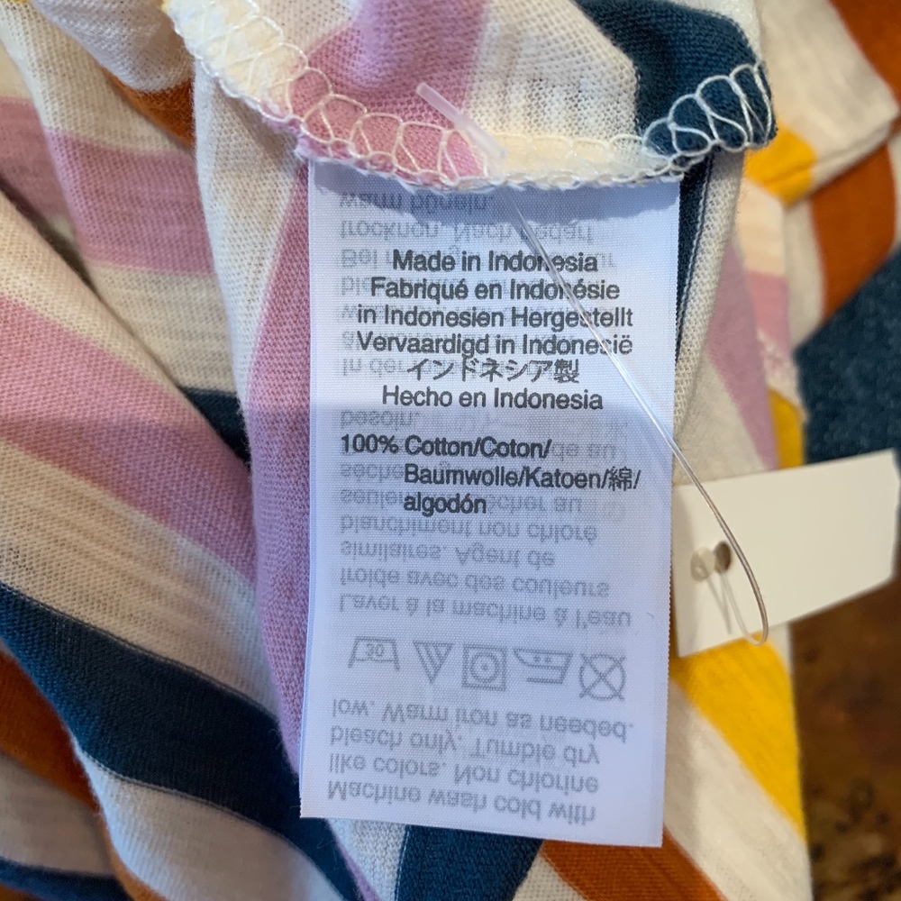 NWT Madewell Whisper Cotton Stripe Crewneck - Picture 5 of 6
